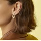 MARCO BICEGO JAIPUR - 18kt bicolor gouden oorringen met briljant 0.08ct - 14461