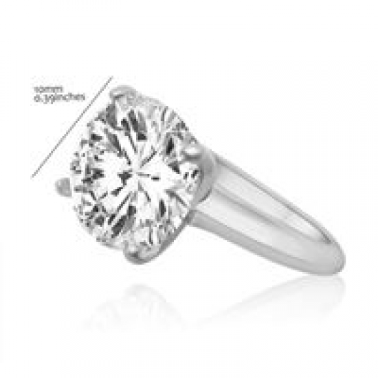 SILVER ROSE - zilveren ring met zirconium - 14530