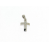 18kt witgouden hanger - kruis - 14600