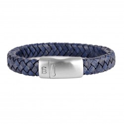 STEEL & BARNETT leather bracelet - Blue - 14615