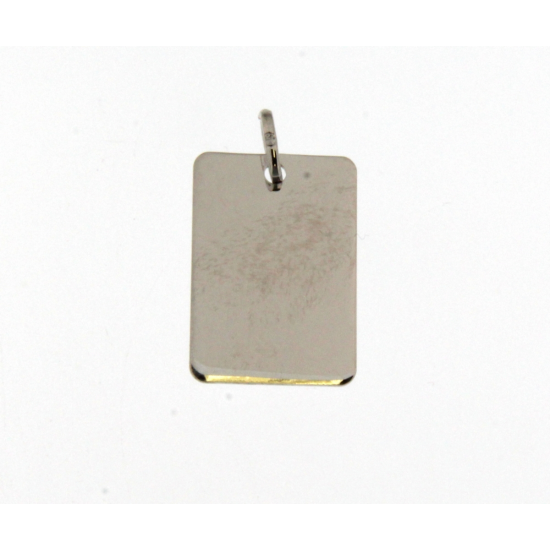 18kt witgouden graveerplaat - 14916