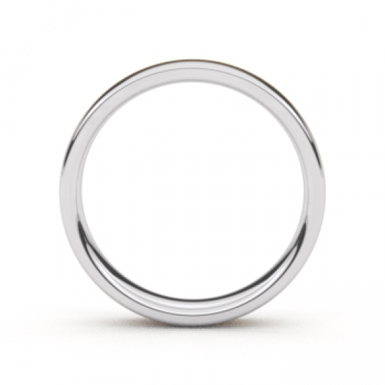 Tessina trouwring - staal + 18kt goud - 14941