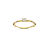 DULCI NEA - 18kt geelgouden solitaire ring met briljant 0.11ct - 15039