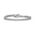 SILVER ROSE - zilveren armband met zirconium - 15058