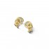 DULCI NEA - 18kt bicolore gouden oorringen met briljant 0.06ct - 15073