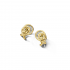 DULCI NEA - 18kt bicolore gouden oorringen met briljant 0.06ct - 15073