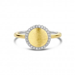 SILVER ROSE - zilveren ring met zirconium - 15340