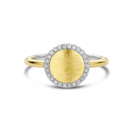 SILVER ROSE - zilveren ring met zirconium - 15340