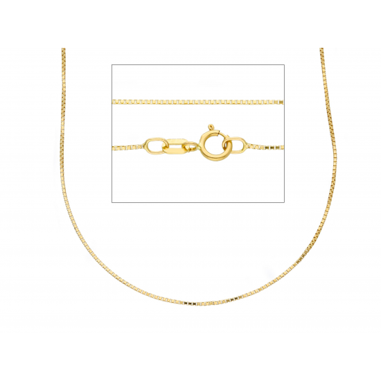 18KT geelgouden halsketting 45cm - 15398