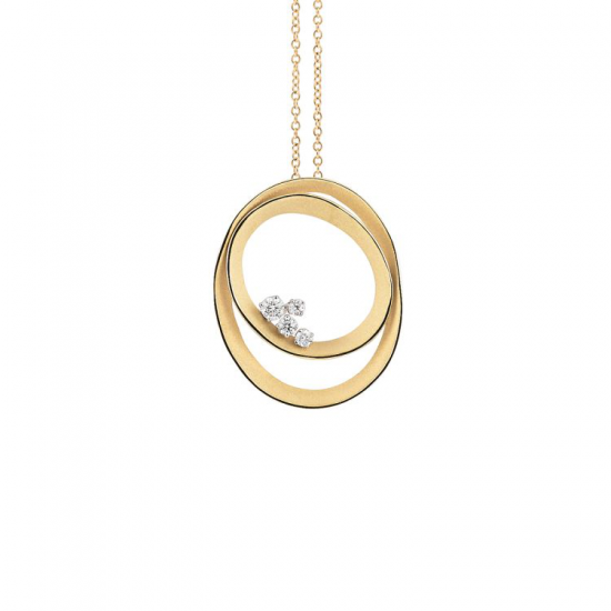 ANNAMARIA CAMMILLI Dune - 18kt geelgouden halsketting met briljant 0.45ct - 15455