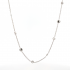 18kt wit gouden halsketting - 15481