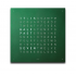 QLOCKTWO Classic Velvet green, dutch - 15775