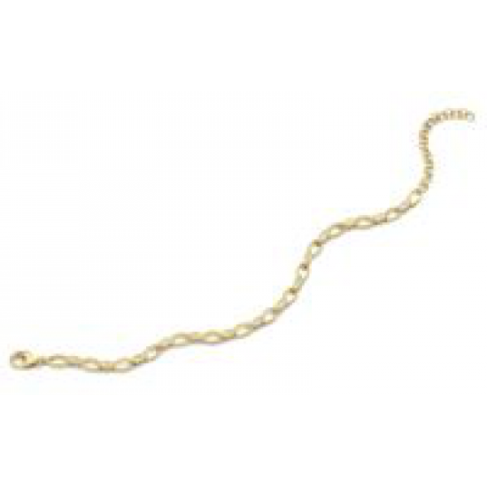 Silver Rose armband met zirconium - 15925