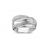 Ponte Vecchio - 18kt rose gouden ring met diamant en topaas - 15851