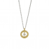 Ponte Vecchio - 18kt bicolore gouden halsketting en diamant 0.05ct - 15861