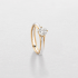 18kt bicolore gouden ring met briljant 0.31ct - 15871
