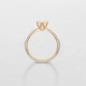 18kt bicolore gouden ring met briljant 0.31ct - 15871