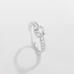 18kt witgouden ring met briljanten 0.27ct - 15872