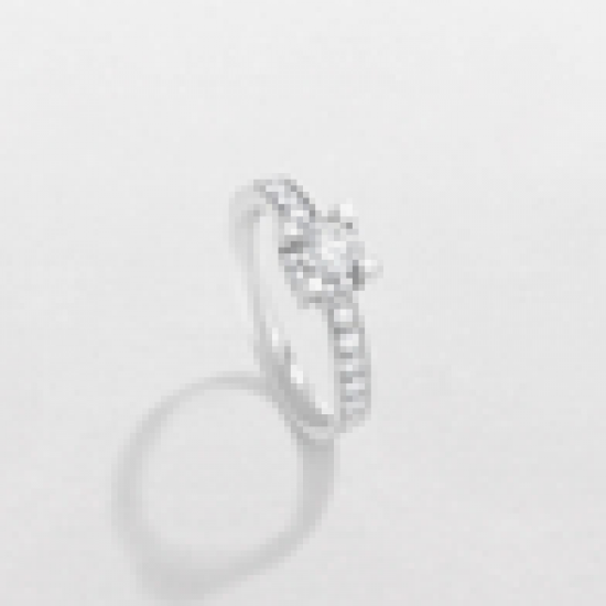 18kt witgouden ring met briljanten 0.27ct - 15872