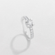 18kt witgouden ring met briljanten 0.27ct - 15872