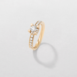 18kt geelgouden ring met briljanten 0.31ct - 15878