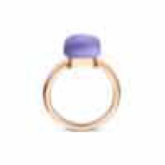 BIGLI Mini Sweety - 18kt rose gouden ring met amethist, lapis en parelmoer 6ct & diamant 0.02ct - 15839