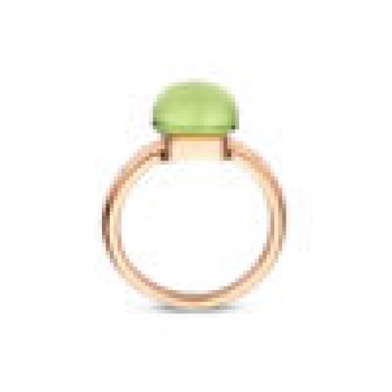 Bigli Mini Sweety - 18kt rose gouden ring met lemon grass - 37577