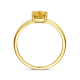 14kt geel gouden ring met citrien - 37645
