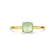 14kt geel gouden ring met aventurijn - 37646