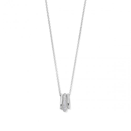 Naiomy - zilveren halsketting met zirconium - 37700