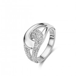 NAIOMY - zilveren ring met zirconium - 37704