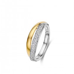 NAIOMY - zilveren ring met zirconium - 37705