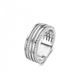NAIOMY - zilveren ring met zirconium - 37711