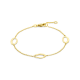 14kt geelgouden armband met ovale schakels - 37724
