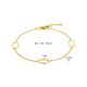 14kt geelgouden armband met ovale schakels - 37724
