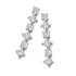 Silver Rose - zilveren oorringen met zirconium - 37919