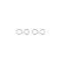 Zilveren oorringen - infinity - 37987