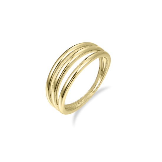 14kt geelgouden ring - 37998