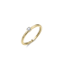 14kt geelgouden ring met zirconium - 38020