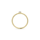 14kt geelgouden ring met zirconium - 38027