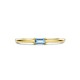 14kt geelgouden ring met aquamarijn - 38046