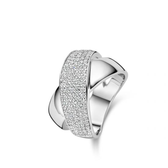 Naiomy zilveren ring met zirconium - 38150