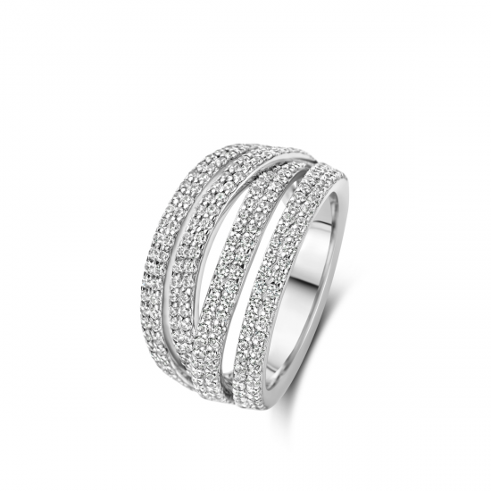 Naiomy zilveren ring met zirconium - 38151