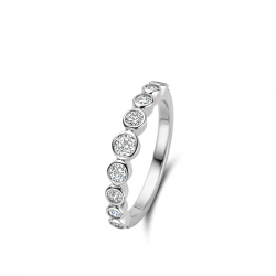 Naiomy zilveren ring met zirconium - 38152