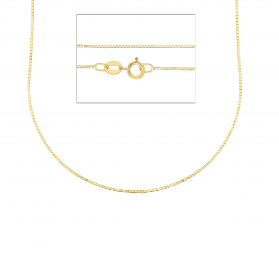 18kt geelgouden venetiaanse halsketting - 38269