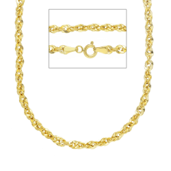 9kt geelgouden torsa ketting - 38530