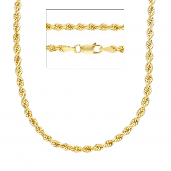 9kt geelgouden torsa ketting - 38531