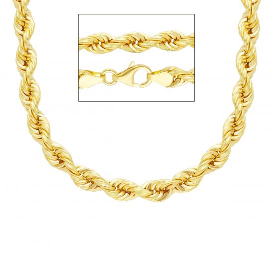18kt geelgouden torsa ketting - 38534