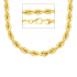 18kt geelgouden torsa ketting - 38534