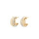 Marco Bicego Masai - 18kt bicolore gouden oorringen met diamant 0.44ct - 38585